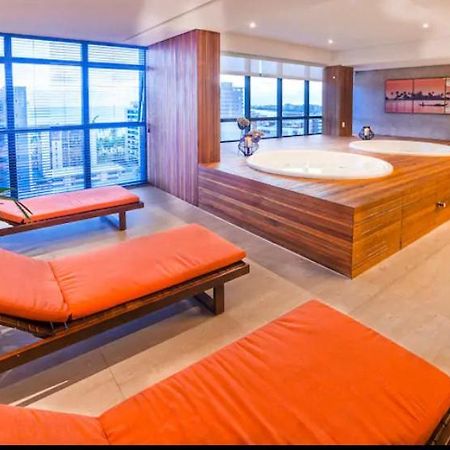 Luxo 1406 - Quarto E Sala Com Varanda Frente Mar Ponta Verde Maceió Eksteriør billede