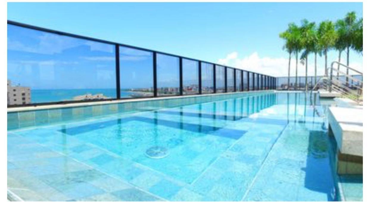 Luxo 1406 - Quarto E Sala Com Varanda Frente Mar Ponta Verde Maceió Eksteriør billede
