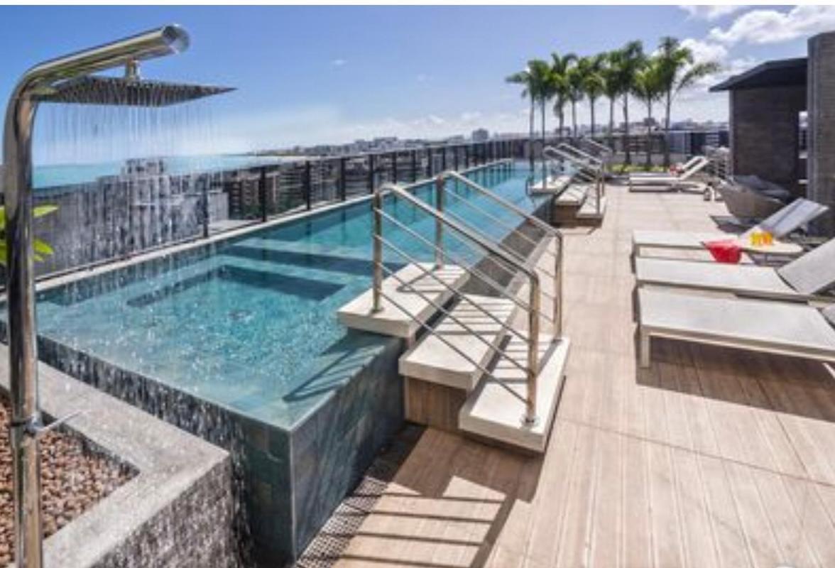 Luxo 1406 - Quarto E Sala Com Varanda Frente Mar Ponta Verde Maceió Eksteriør billede