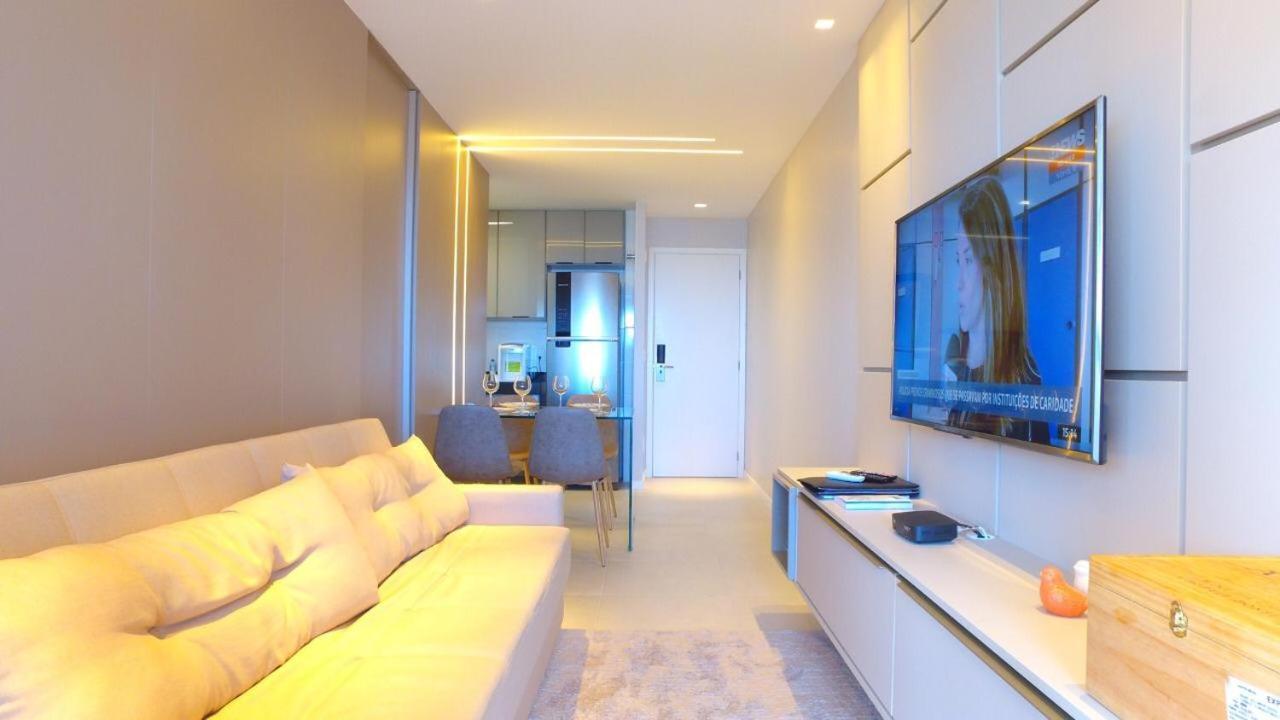 Luxo 1406 - Quarto E Sala Com Varanda Frente Mar Ponta Verde Maceió Eksteriør billede