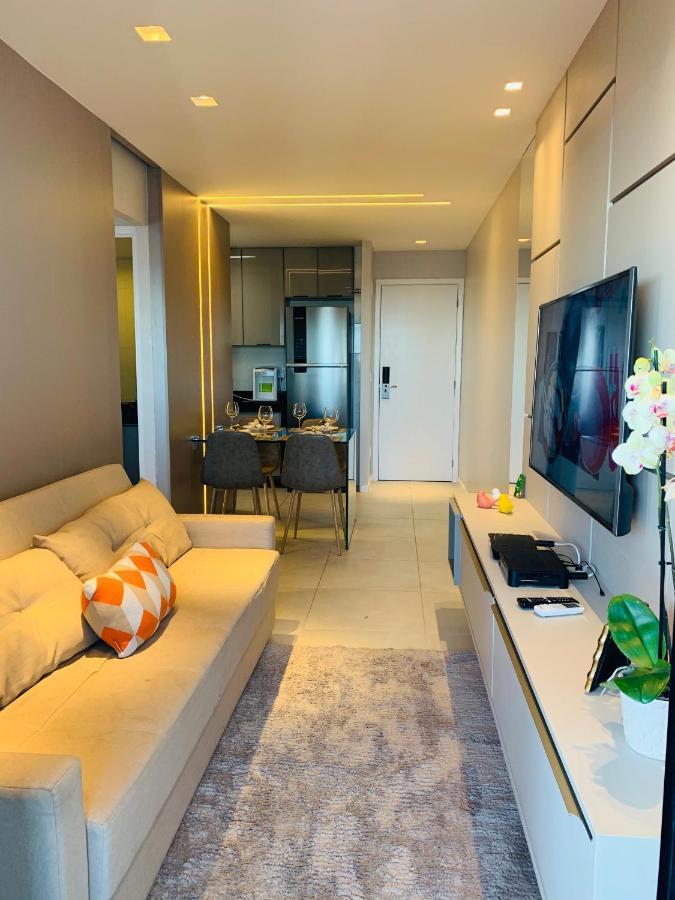 Luxo 1406 - Quarto E Sala Com Varanda Frente Mar Ponta Verde Maceió Eksteriør billede