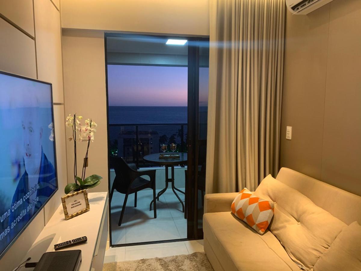Luxo 1406 - Quarto E Sala Com Varanda Frente Mar Ponta Verde Maceió Eksteriør billede
