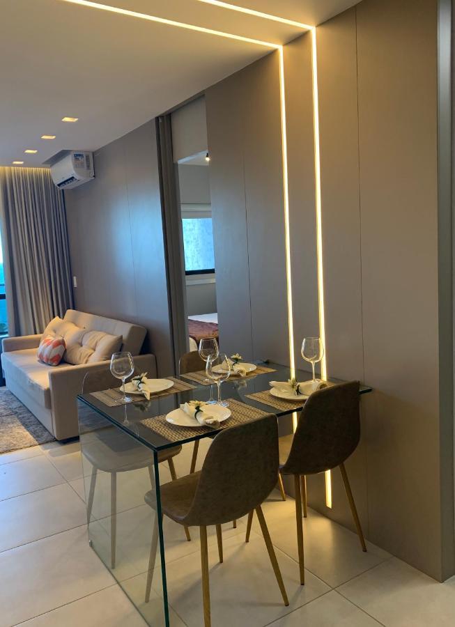 Luxo 1406 - Quarto E Sala Com Varanda Frente Mar Ponta Verde Maceió Eksteriør billede
