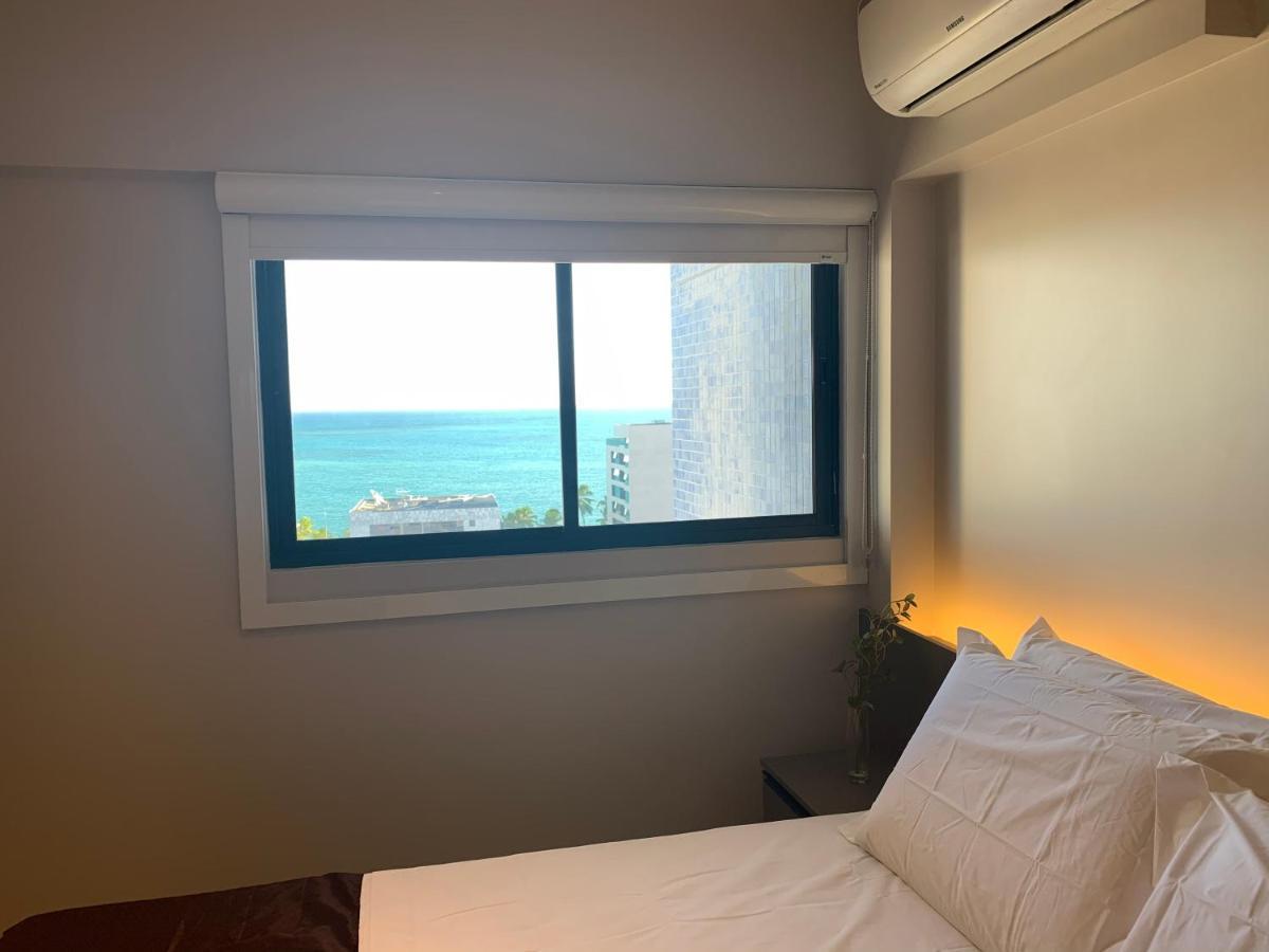 Luxo 1406 - Quarto E Sala Com Varanda Frente Mar Ponta Verde Maceió Eksteriør billede