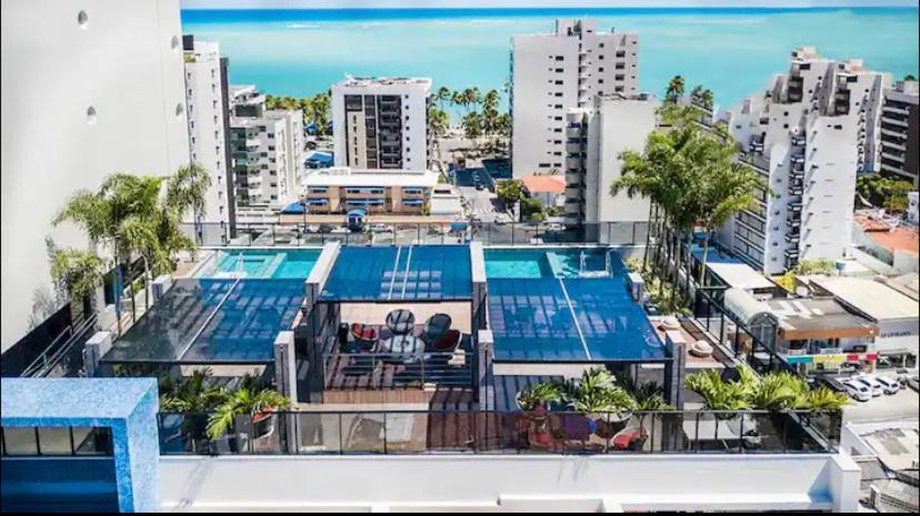 Luxo 1406 - Quarto E Sala Com Varanda Frente Mar Ponta Verde Maceió Eksteriør billede