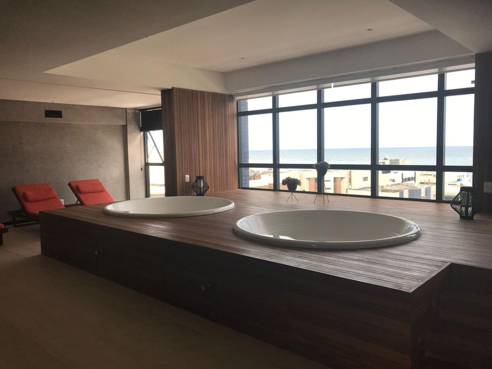 Luxo 1406 - Quarto E Sala Com Varanda Frente Mar Ponta Verde Maceió Eksteriør billede